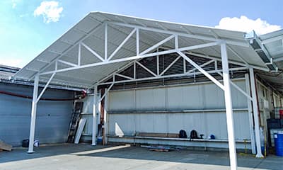 Ampliación de una bodega logística industrial